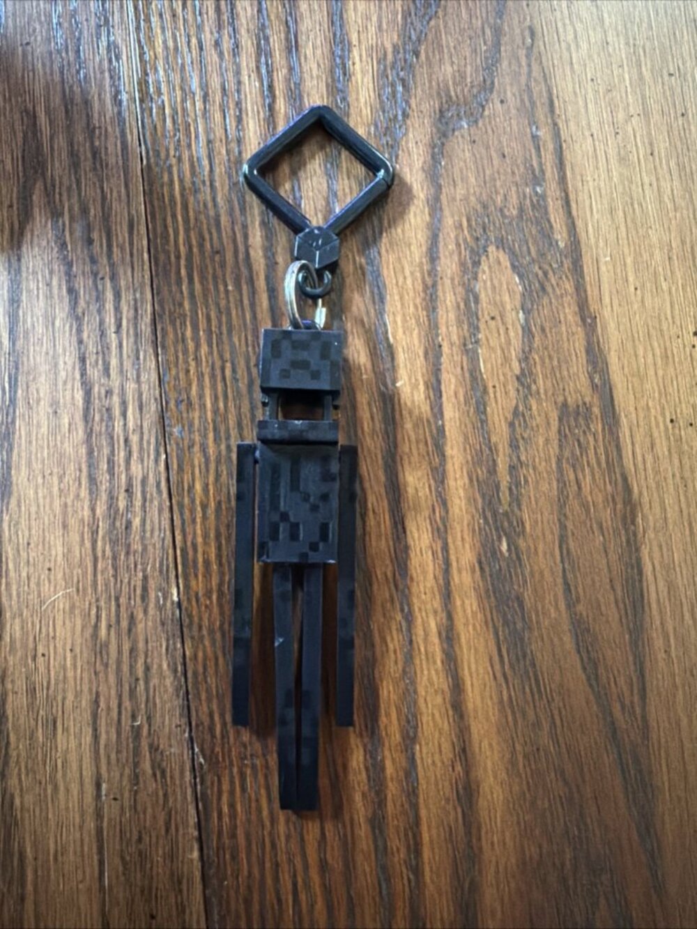 Minecraft Action Figure Black Enderman Keychain 6" Moveable Parts & Mouth Opens - Picture 4 of 5